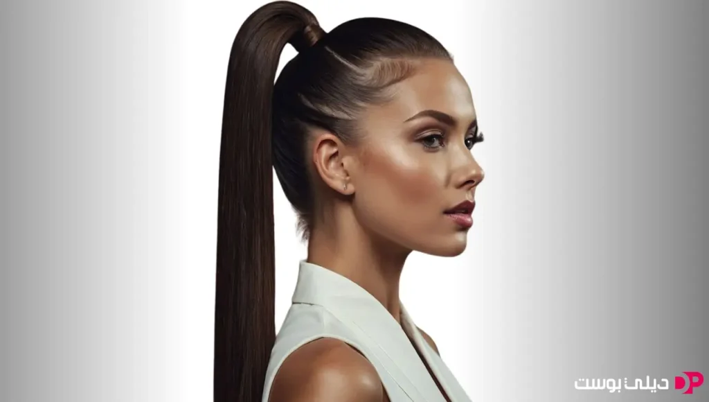 تسريحة ذيل الحصان الفاخر (Elegant High Ponytail)