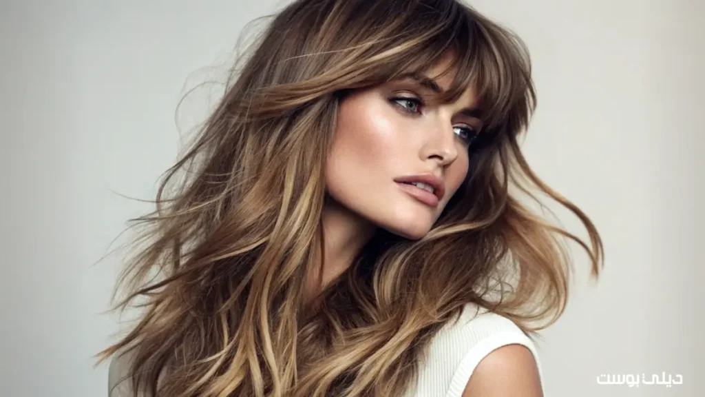 القصة المدرجة الطويلة جدا (Long Shaggy French Cut)