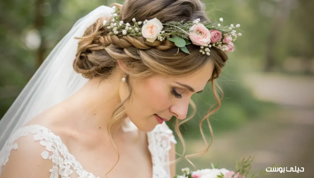 تسريحات الشعر المزينة بالورود (Floral Hairstyles)