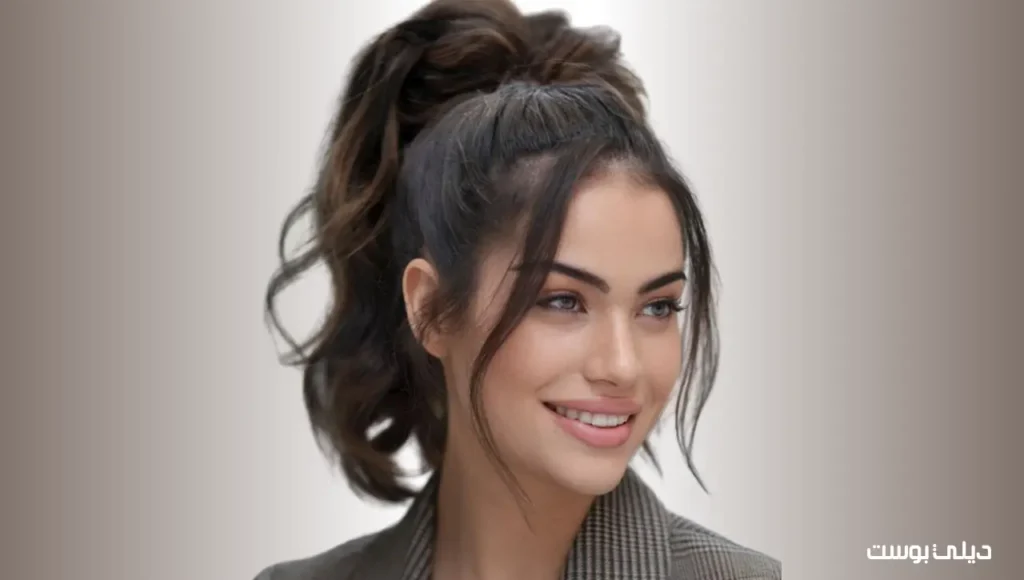 ذيل الحصان المرفوع (High Ponytail)