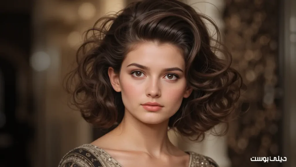 تسريحة الريترو المموجة (Retro Wavy Hairstyle)